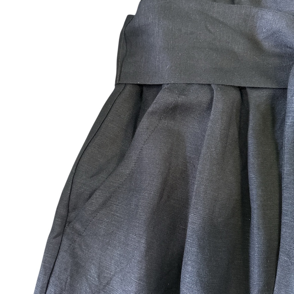 Loft Stylish Women black short romper with Belt - Picture 2 of 8